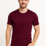 Half Sleeves Round Neck Men's Printed T-shirt