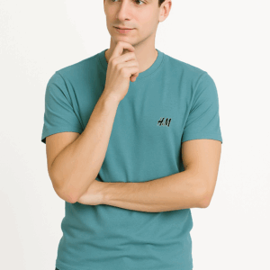 Men's Solid Round Neck T-Shirt